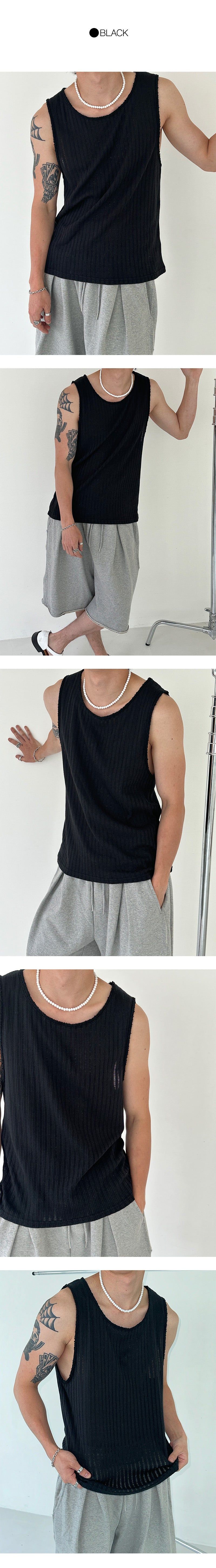 [S/S] Cutting golgi sleeveless (2color)