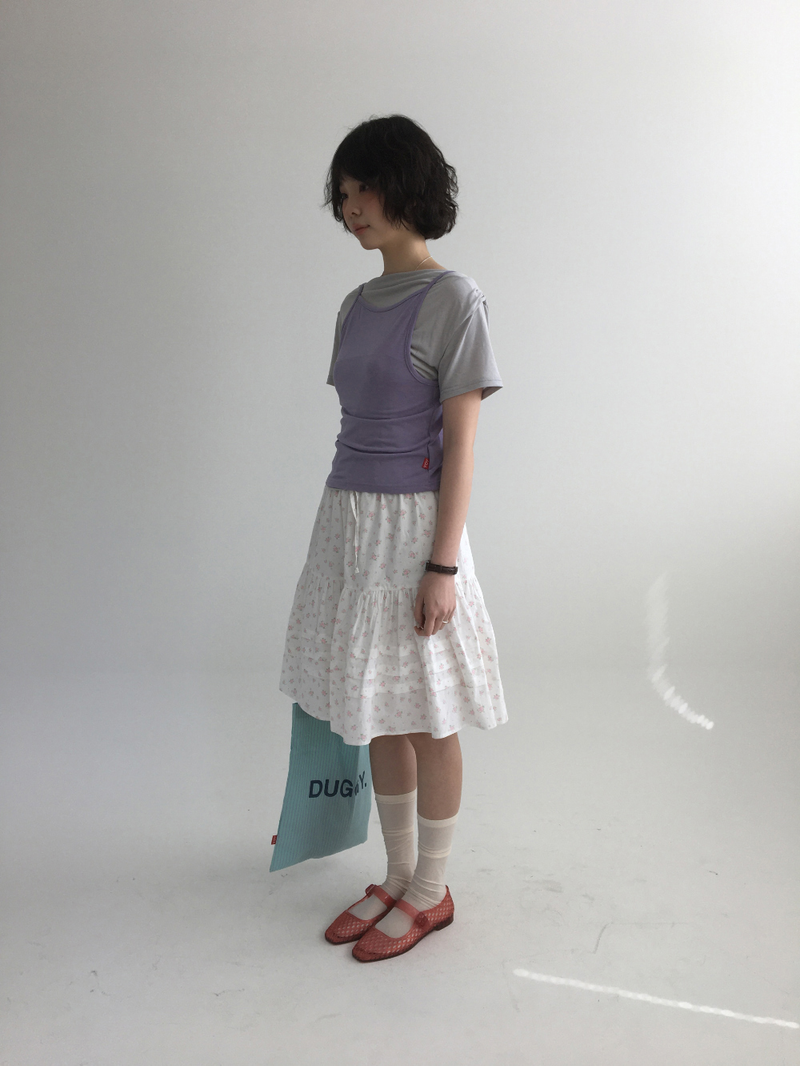 YWD SHIRRING T-SHIRTS (3color)