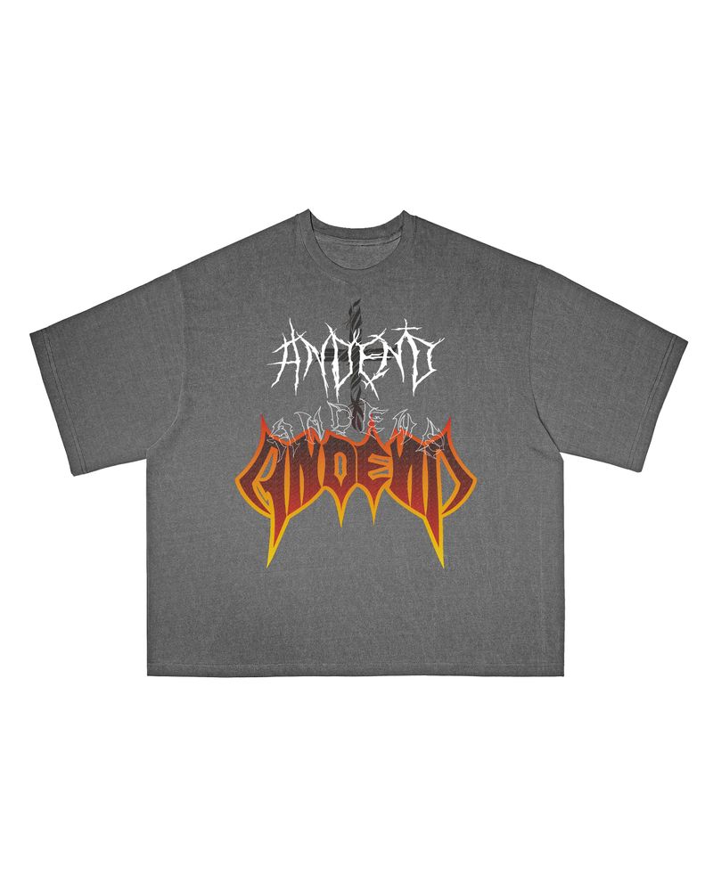 ANDEND(エンデンド)の「ANDEND OVERSIZE T-SHIRT(RED)(Tops)」