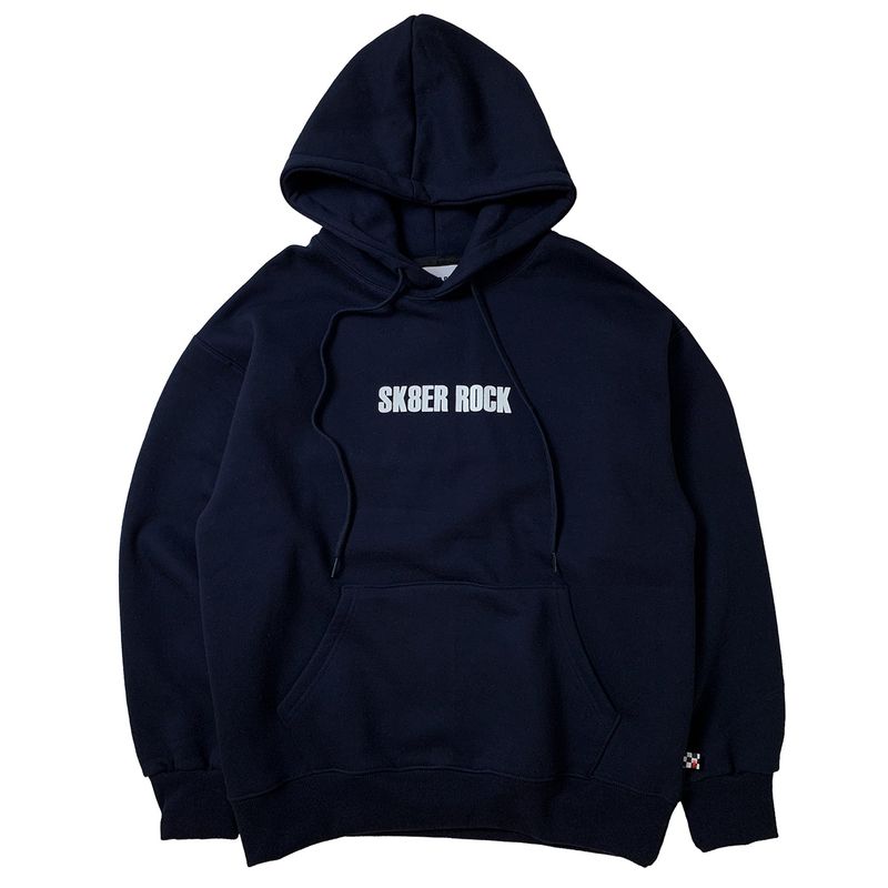 SK8ER ROCK（スケーターロック）の「BURNING EYES HOODIE NAVY（Tops）」