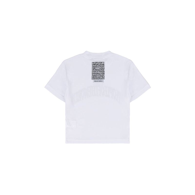 Cropped Archie Logo T-shirt (WHITE)