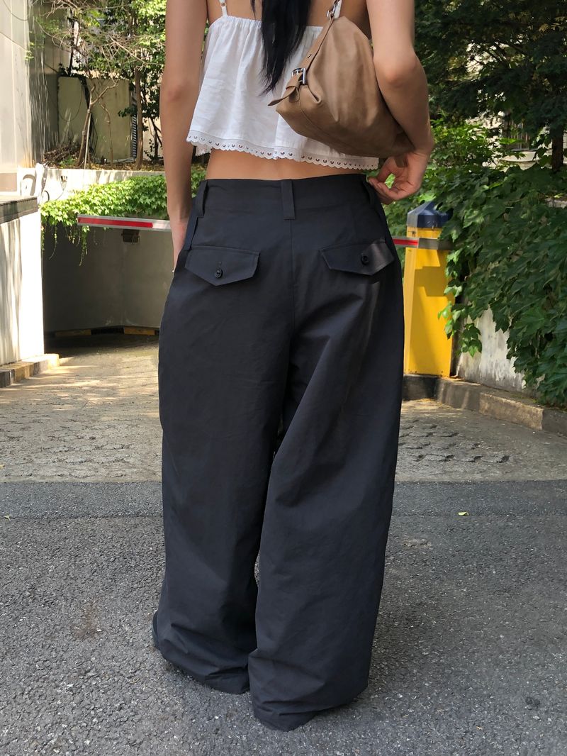 Taupe Wide Pants
