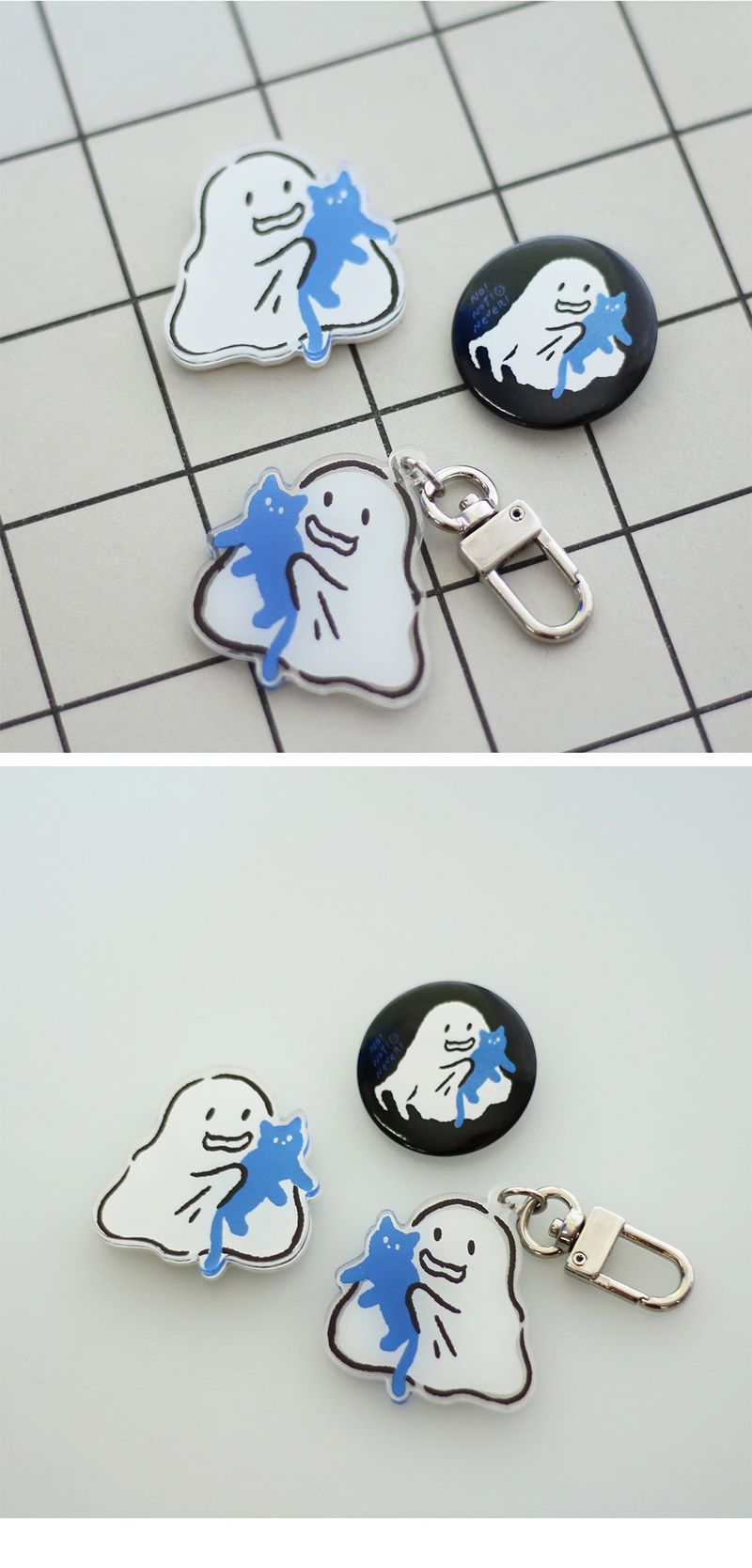Magnet ghosts and cats
