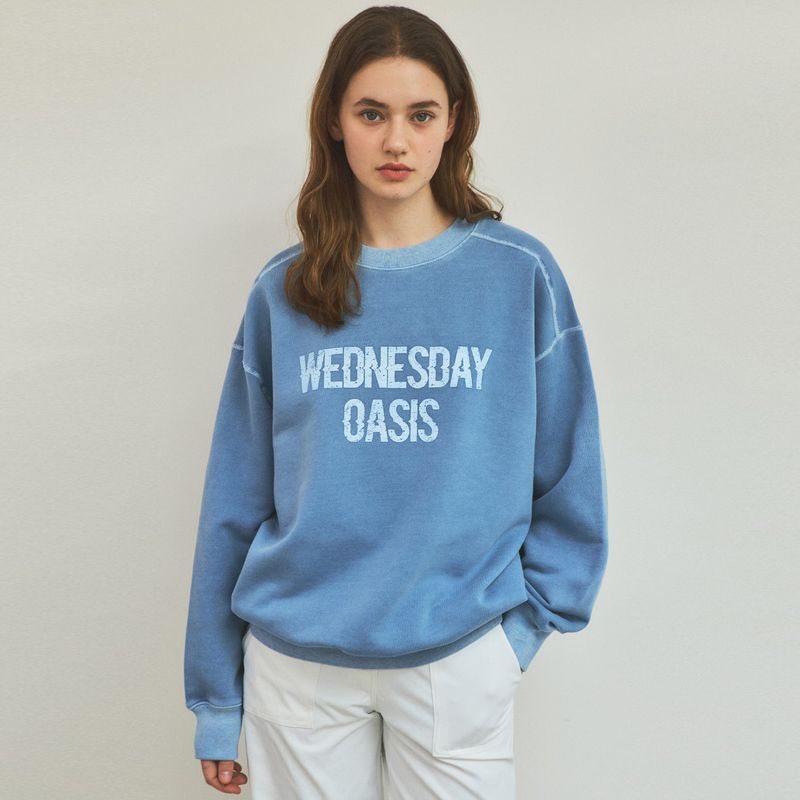 Pigment Washed Dyeing Sweatshirt_3Color