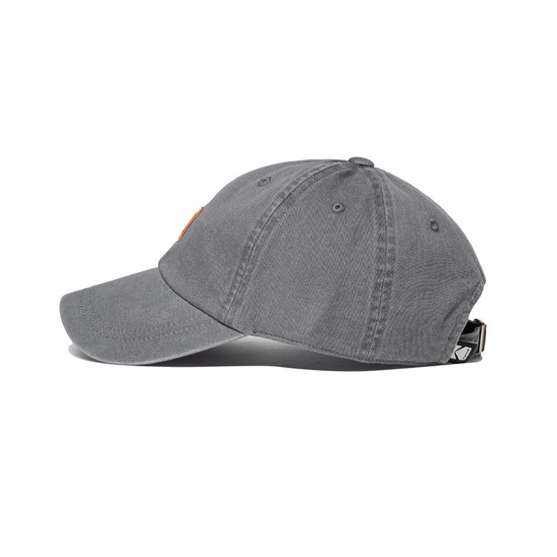Relaxed Fit Square Logo Ball Cap【GREY】