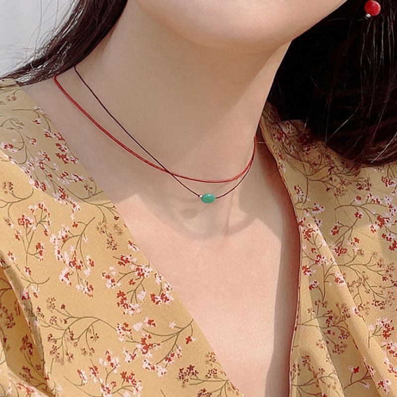 ccnmade（チェチャンナムメイド）の「ベーシックレザーネックレス（アクセサリー）」