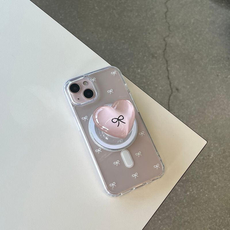 [MADE] mini ribbon pattern [Macsefe jelly hard case] 3color