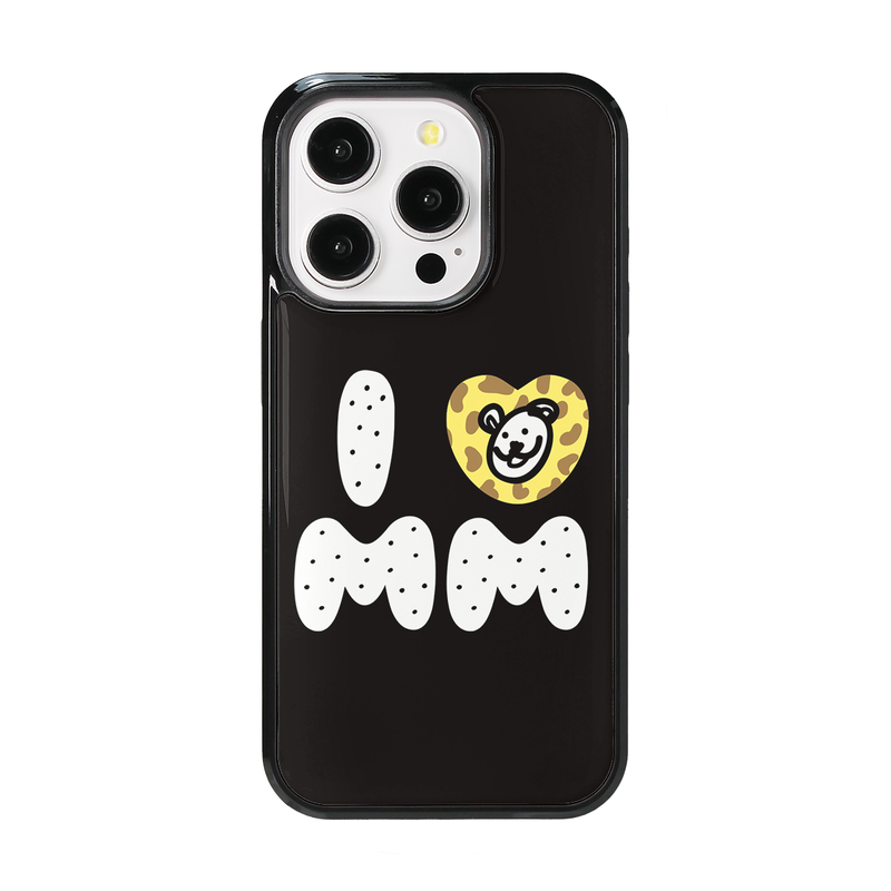 murmursroom（マーマーズルーム）の「I LOVE MM (leopard) epoxy bumper case （Smartphone Accessories）」