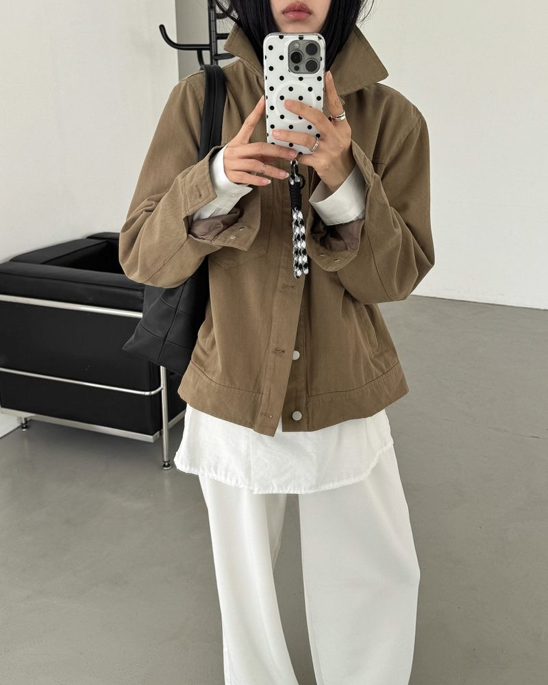 Rivet dyed jacket (Unisex)