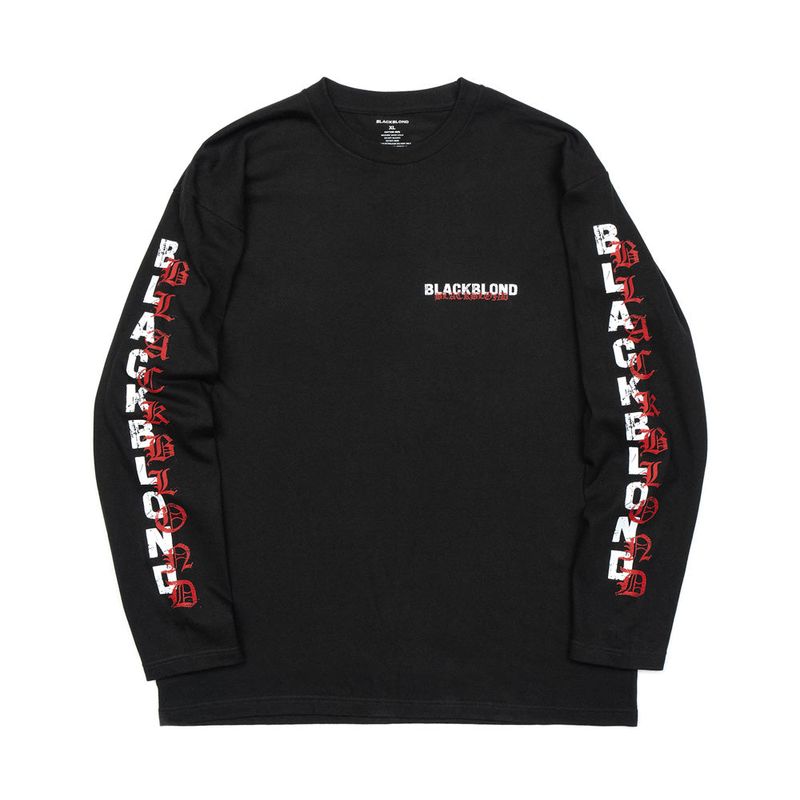 BBD Overlap Logo Long T-Shirt (Black)