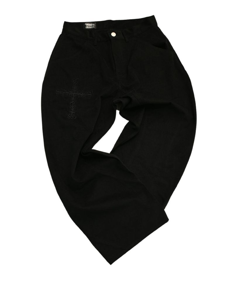 THANKS MESSIA(サンキュー メシア)の「ARCHIVE CROSS PANTS-BLACK(Pants)」