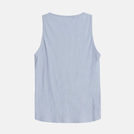 Glo Ribbed Layered Sleeveless
