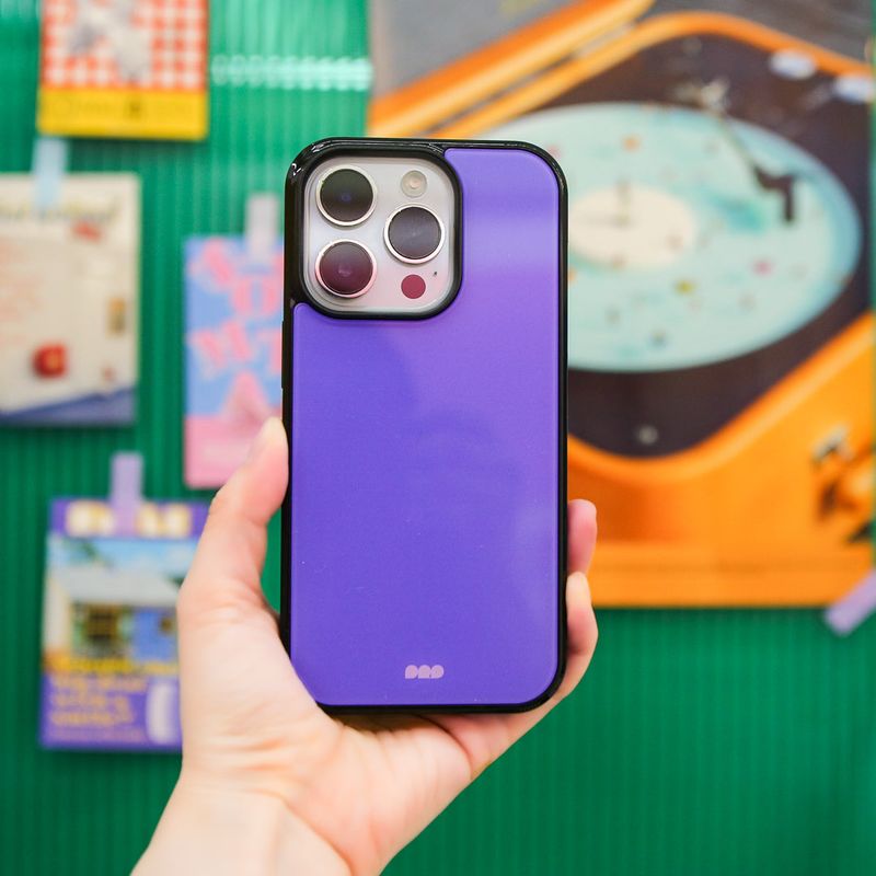 【MADE】 Simple glass bumper case (2 colors)