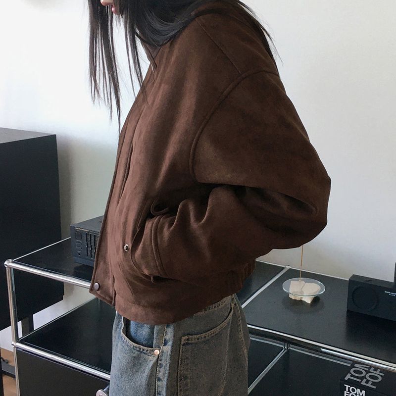 Peff suede quilted jumper