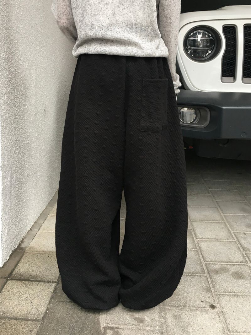 [Ritcore MADE] ハートエンボワイドパンツ (3c)