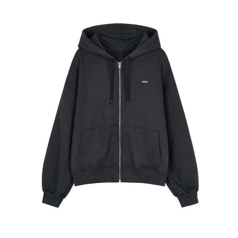 Daily Basic Zip-Up Hoodie
