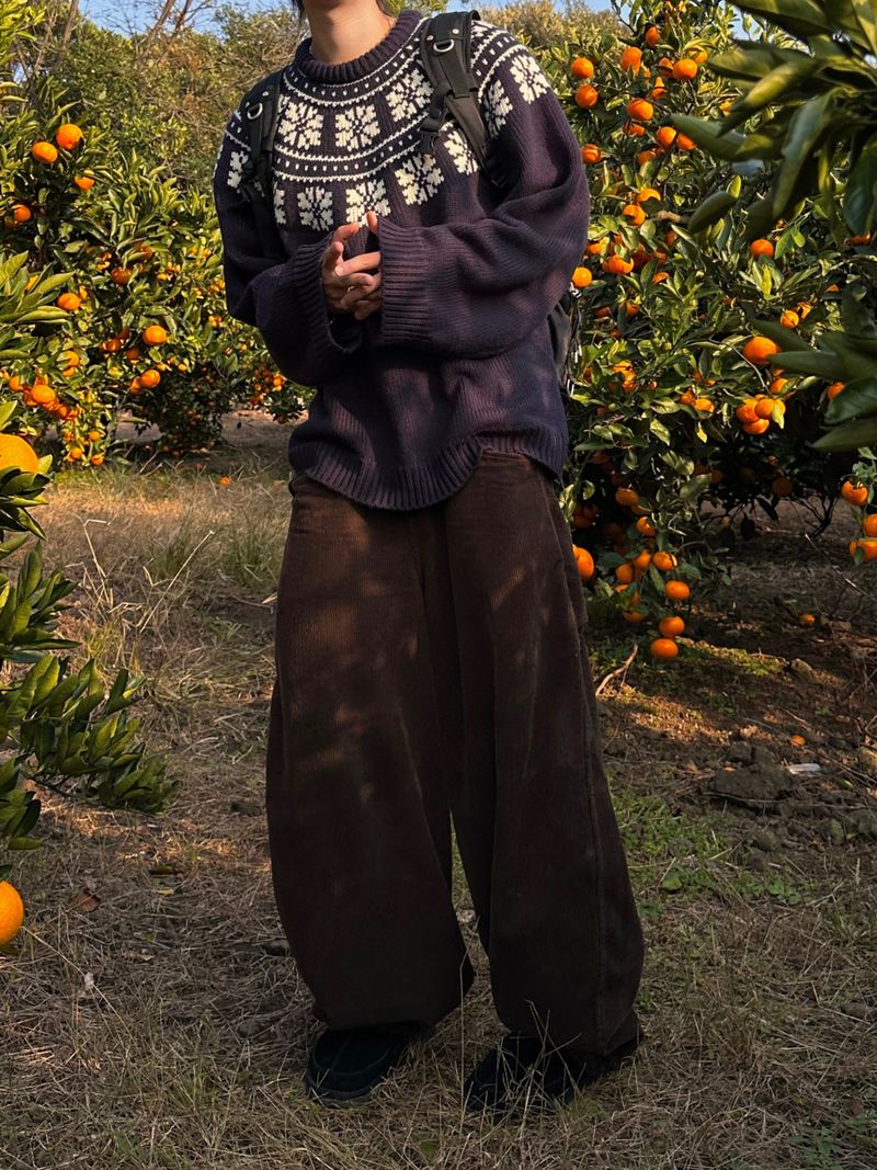 Dane Corduroy Balloon Pants 5C