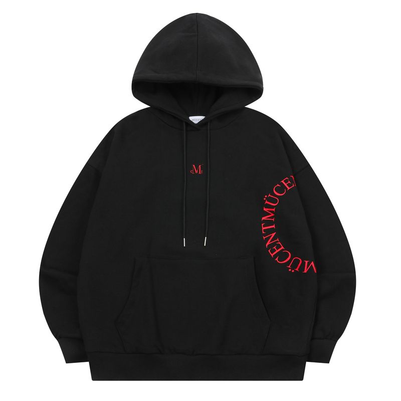 MUCENT（ムセント）の「SIDE ARC LOGO HOOD T UNISEX (2Color)（Tops）」