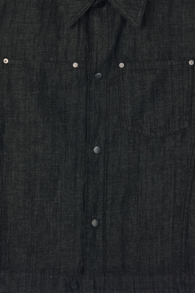Linen Engineered Jacket (Black)
