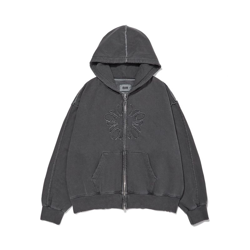 [Runway] MUGUNG Vintage Zip-up Hoodie_Charcoal [Red Velvet Seul-Gi Pick]