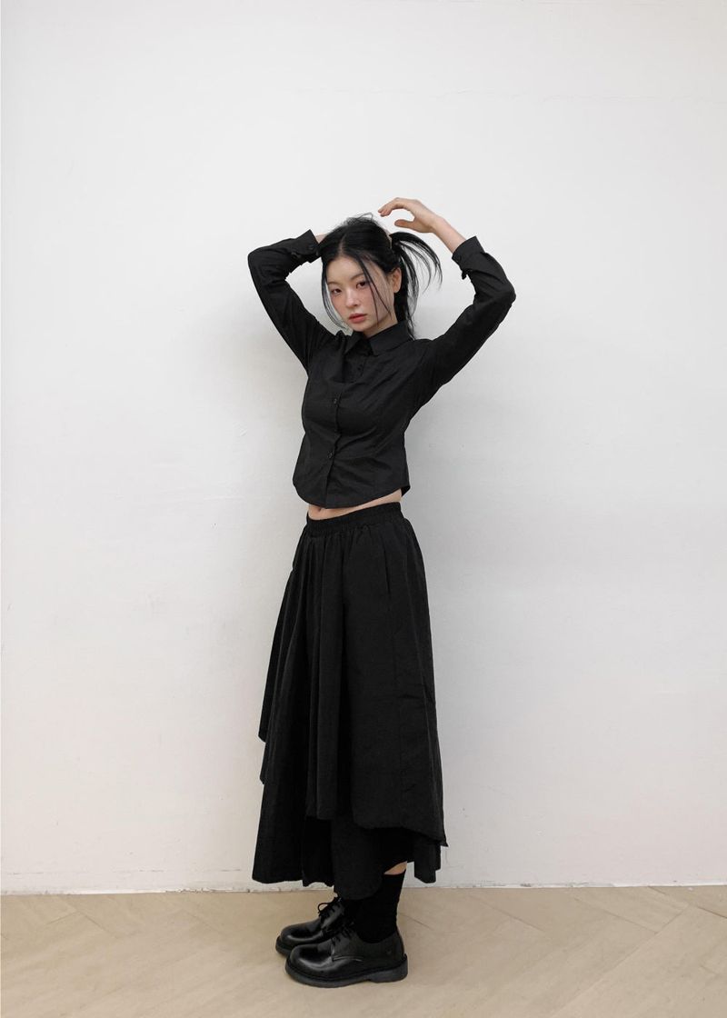  SLIM LINE CROP SHIRT