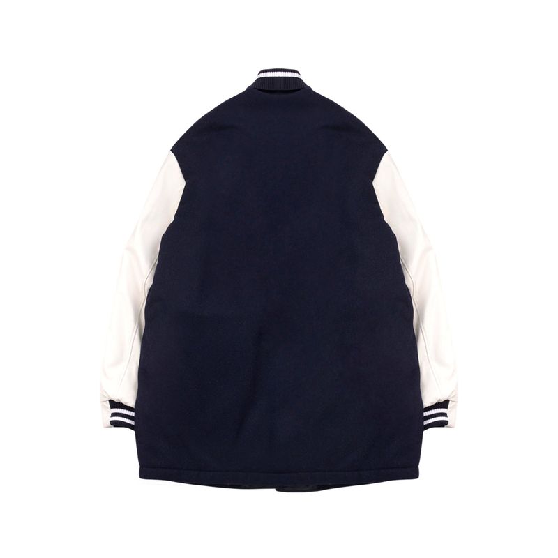Reversible Wool-Blend Varsity Coat
