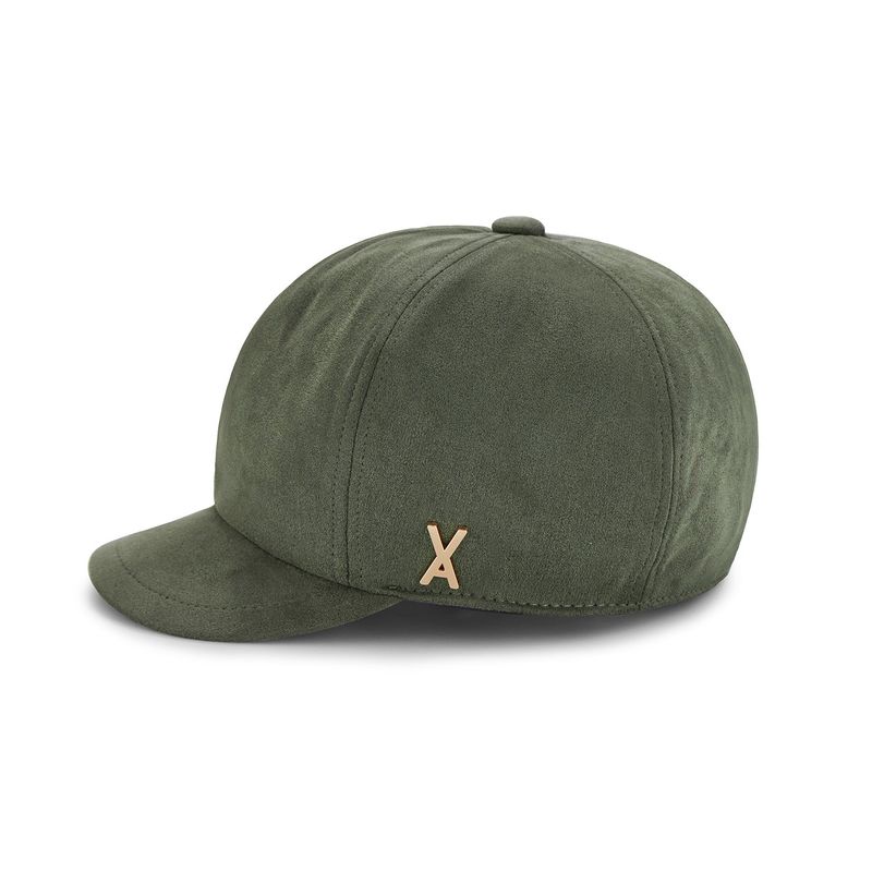 VA Stud Easy Fit Newsboy Cap / Khaki
