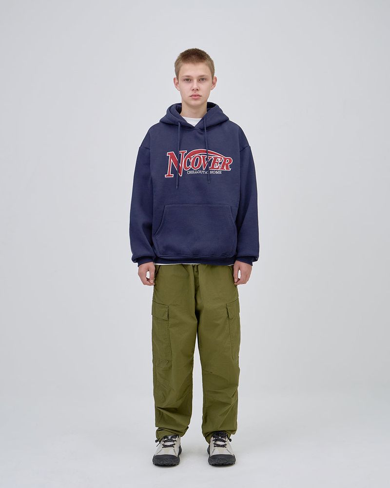 SWING LOGO HOODIE - NAVY