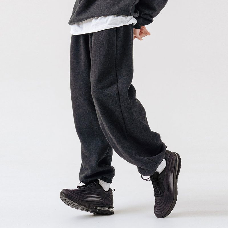 PLAIN BANDING JOGGER PANTS