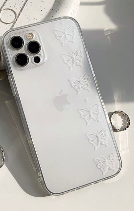 Butterfly Belt Tattoo White Phone Case