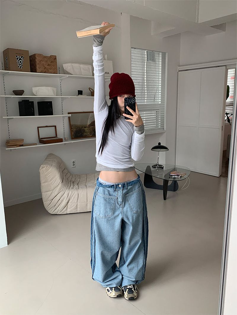 VERSO TRACK BALLOON JEANS