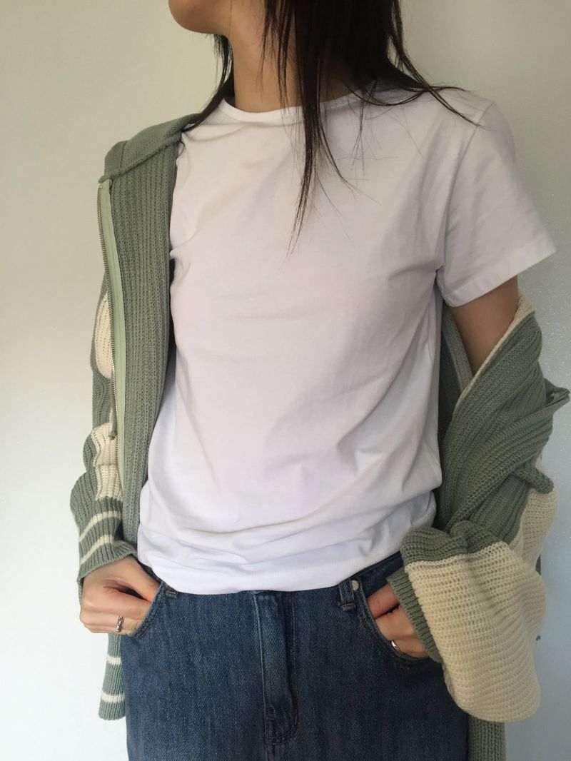 Coloring Hooded Zip-Up Knitwear (4 colors)