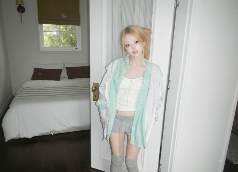 cinamon shirring top(4 color)