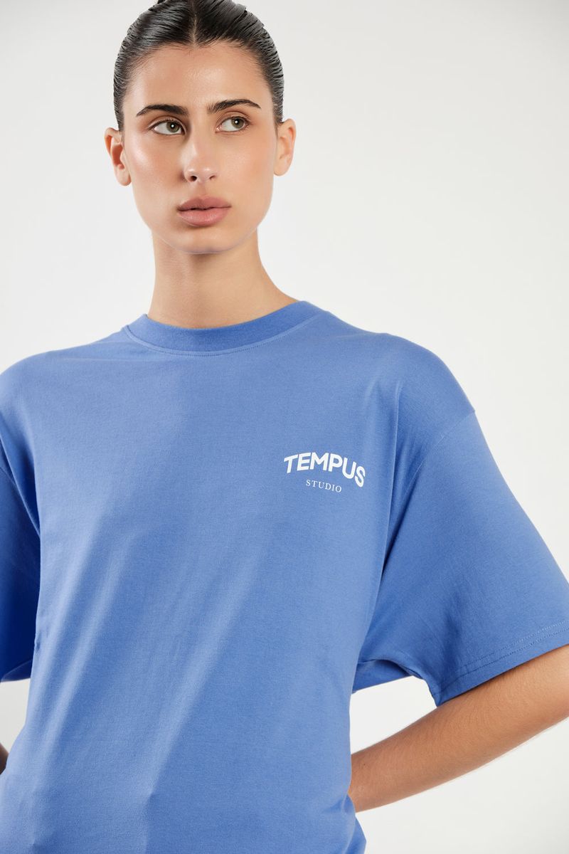 TEMPUS ARCH LOGO T-SHIRT [SKY BLUE]