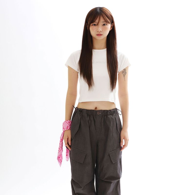 OFCOURSEWHYNOT（オブコースワイノット）の「ザットガールバイブTシャツ_ホワイト（トップス）」