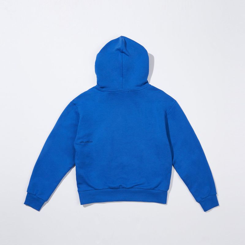 Half Zip-up Hoodie Sweatshirts Blue