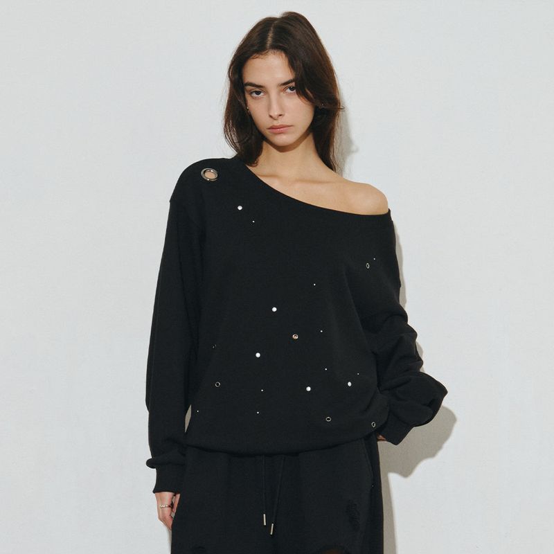 MIDNIGHT MOVE（ミッドナイトムーブ）の「アイレット mtm(black)（トップス）」
