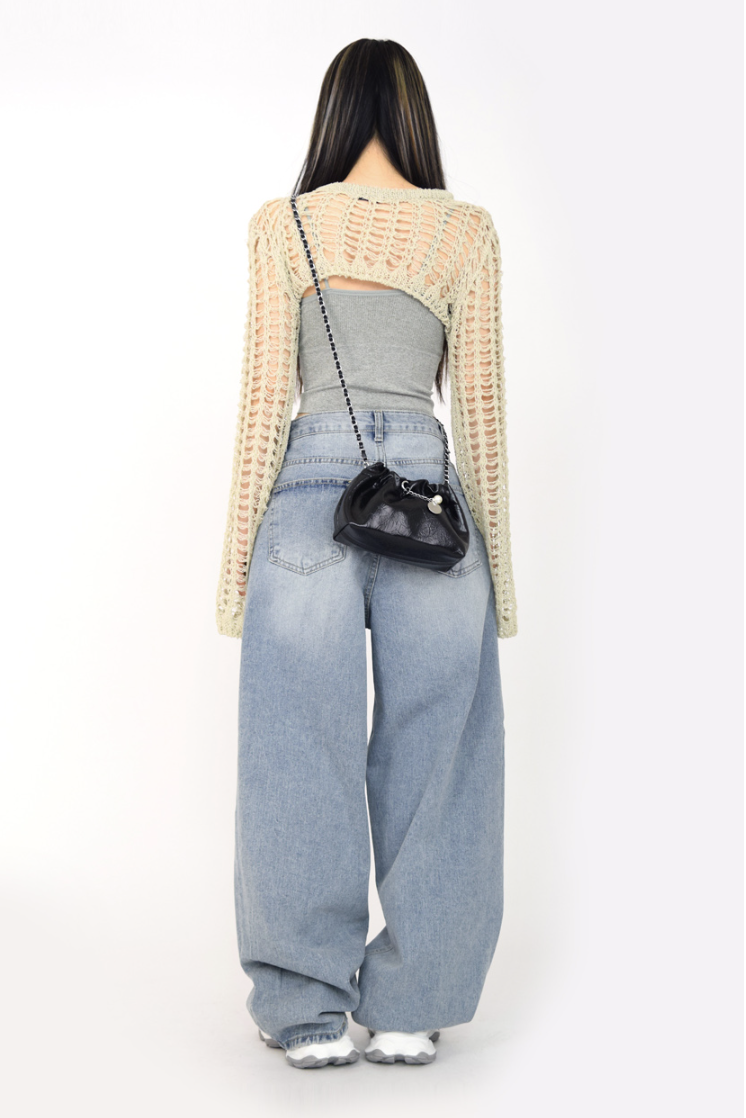 High-top Knit Bolero