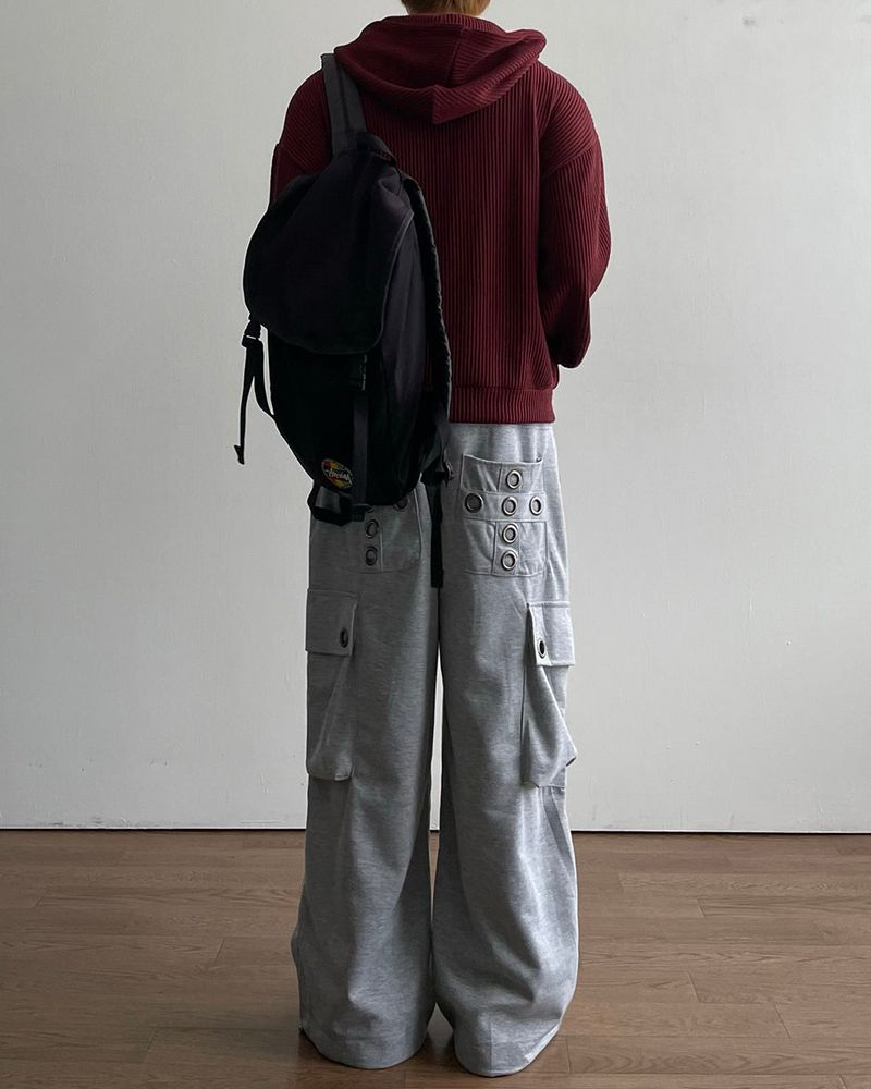 Bloom Cropped Knit Hooded Zip-up