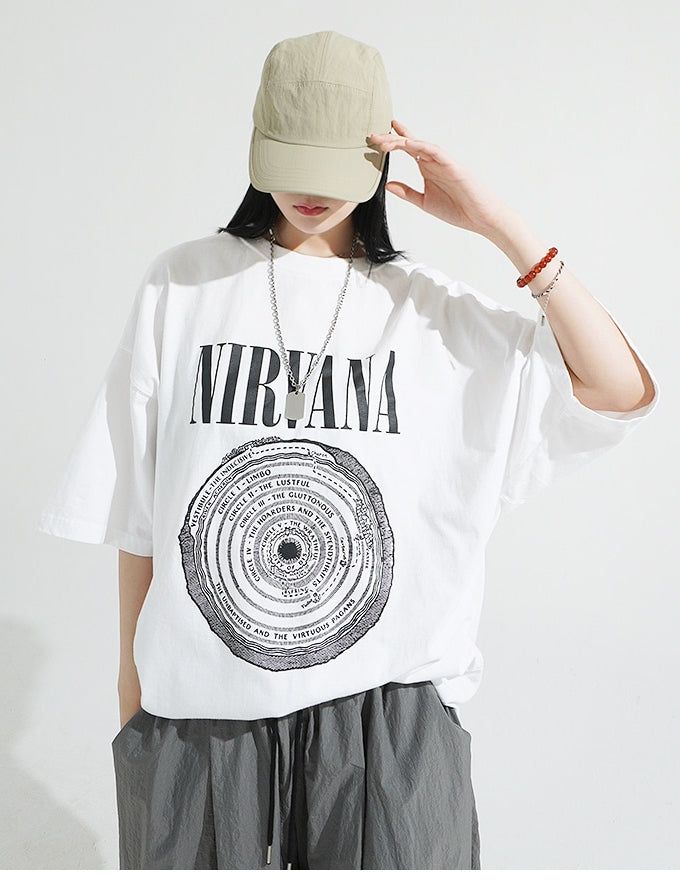 Grunge over t-shirt
