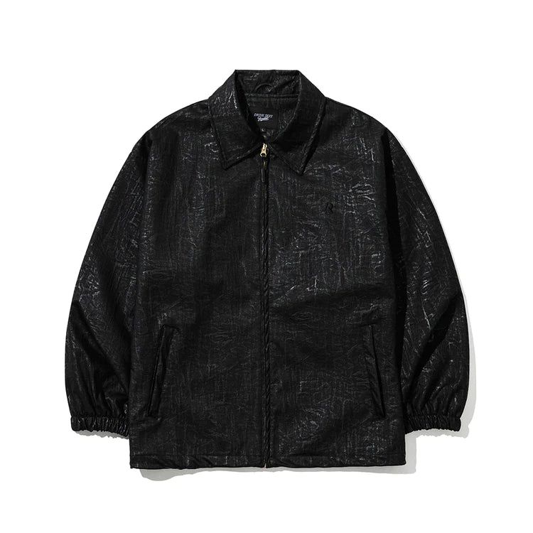 DSXBS LOGO LEATHER JACKET