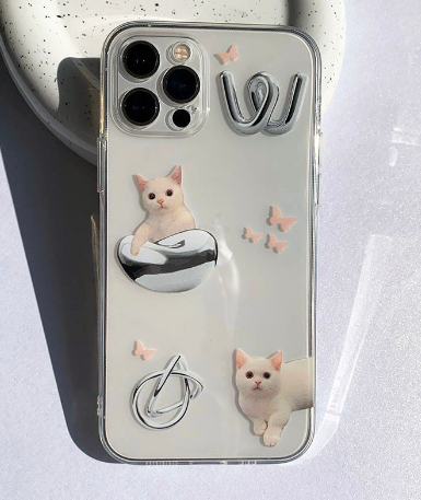 withsome(ウィズサム)の「Metal cat case(Smartphone Accessories)」