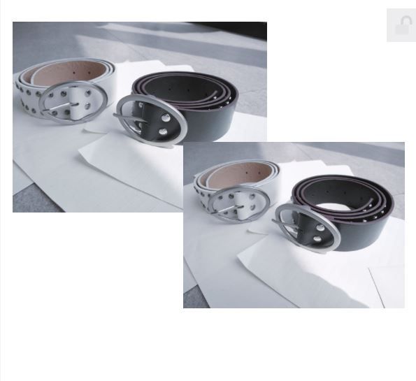 STUD BOLD LEATHER BELT