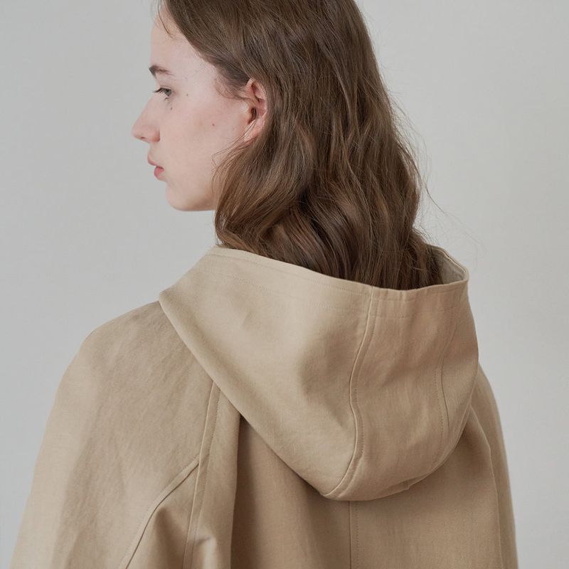 URAGO（ユラゴ）の「Hooded raglan jumper（Jackets/Outerwear）」