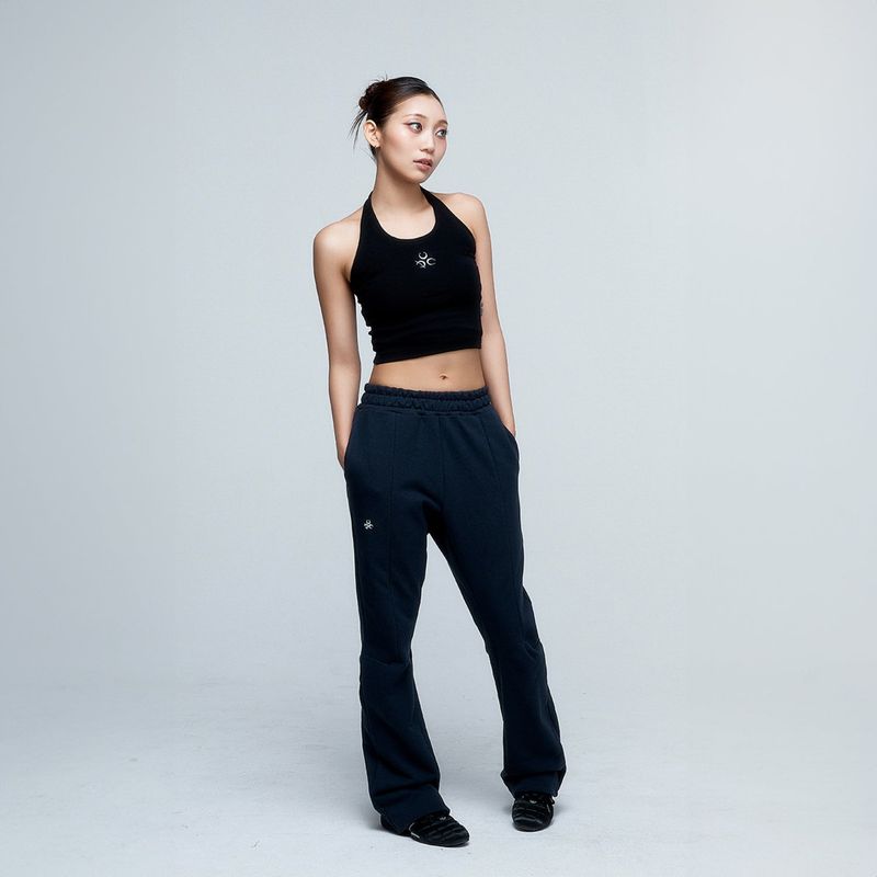 (DUC) Flare Sweat Pants Vintage Black