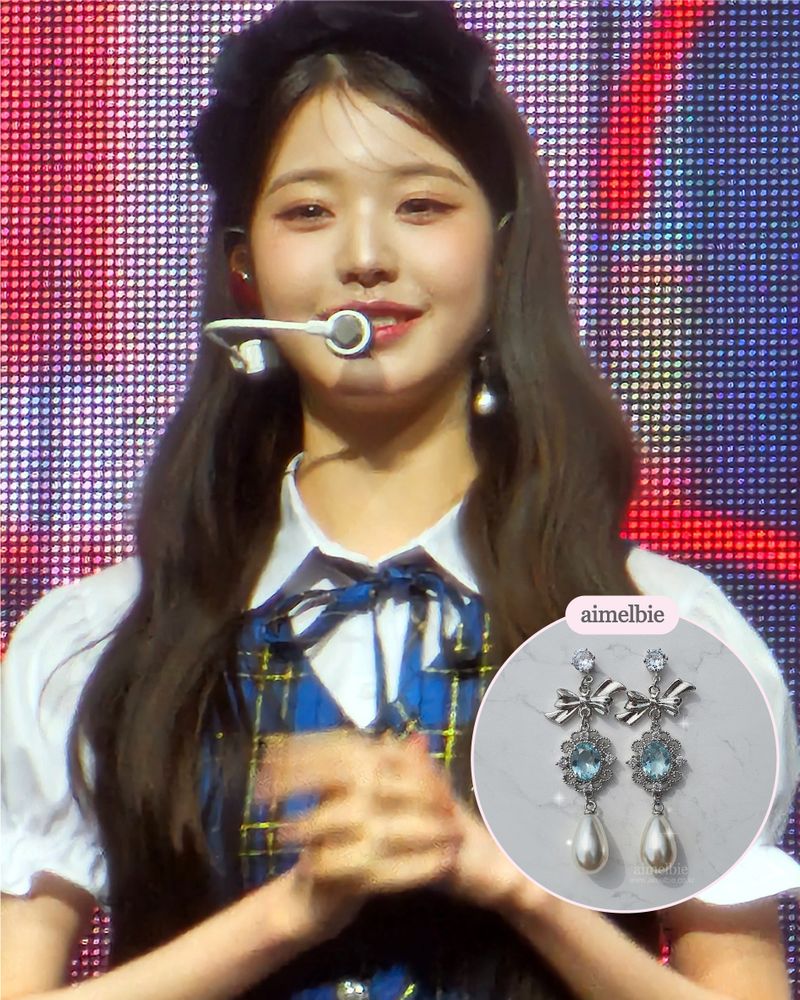 [IVE Wonyoung, Rei Earrings] Aqua Jewel Princess Earring - Fancy Version