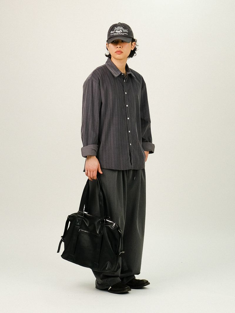 LL Stripe Pattern Long Shirts