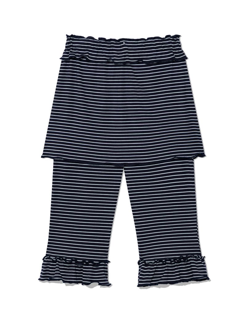 FRILL CAPRI SKIRT PANTS(ST NAVY)