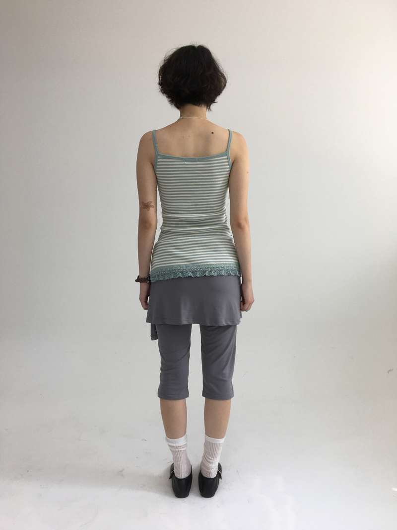 Som Striped Lace Sleeveless (4color)