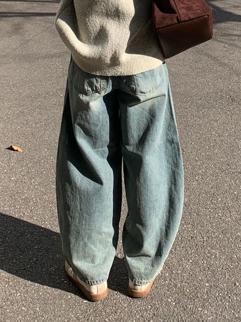 Della Curved Salt Washing Pants